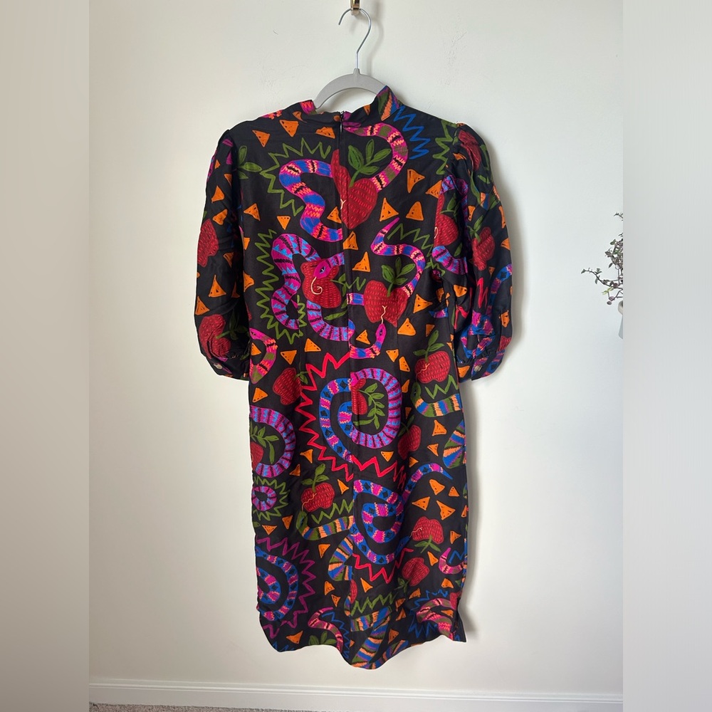 Farm Rio Snake Garden Midi Dress - Picture 5 of 6